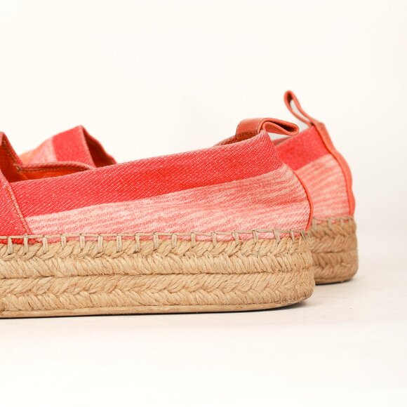 Louis Vuitton Pink Shore Postcard Embroidered-Logo Espadrilles - Picture 9 of 10